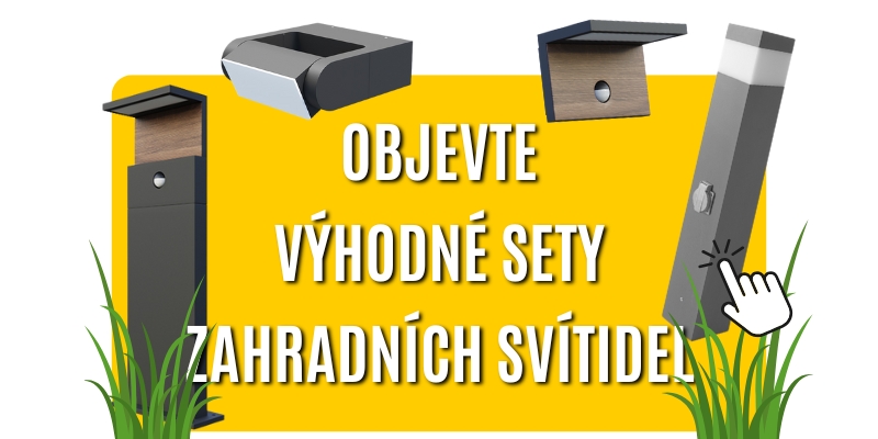 OBJEVTE VÝHODNÉ SETY ZAHRADNÍCH SVÍTIDEL